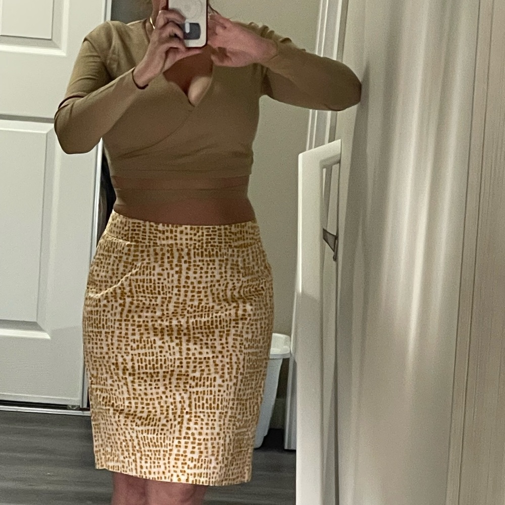 Jcrew stretch pencil skirt
